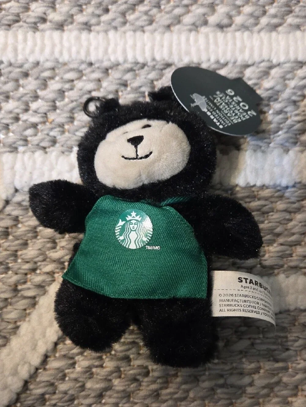 LAST SET-Starbucks Mug with Black Cat Accent & Cat Barista Key Chain